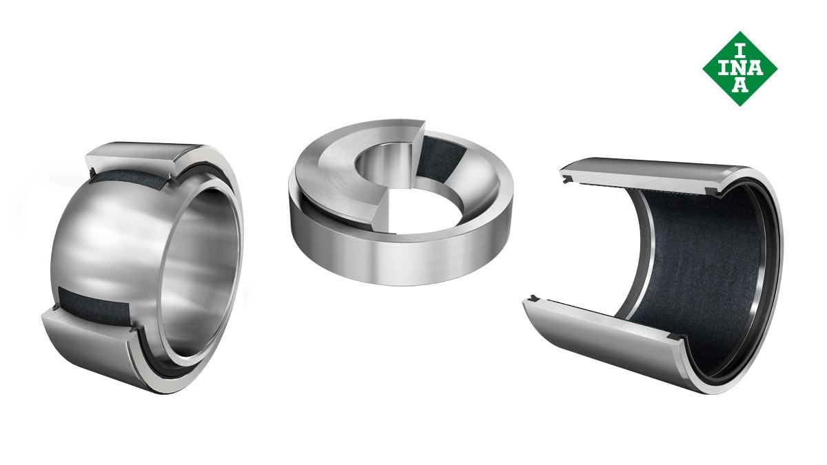 Schaeffler rullingslager og glidelager: Glidelager – vedlikeholdsfrie